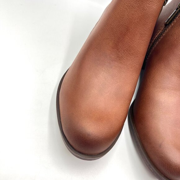 Lucky Brand Womens Size 5 Basel Brown Leather Ankle Boots Booties Shoes‎ - Picture 4 of 15